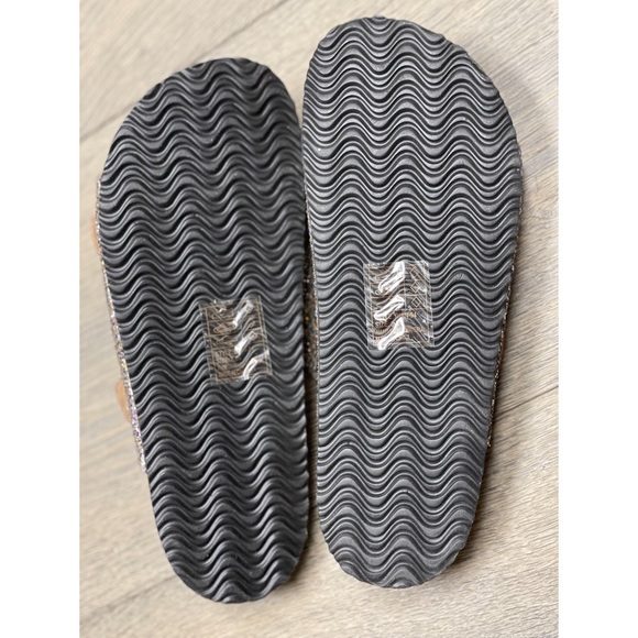 STROLL SEQUIN DOUBLE BUCKLE FLATS SLIDE SANDALS NWT! - Picture 5 of 9